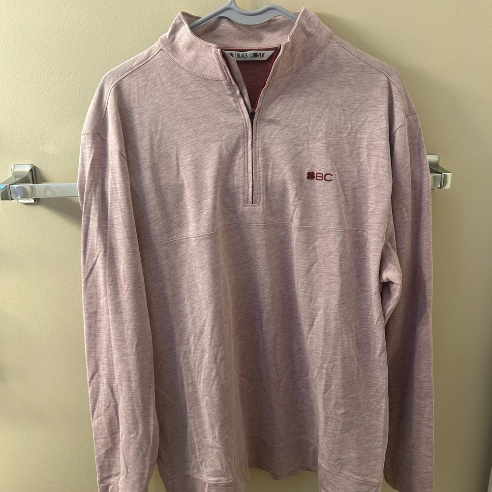Men’s Black Clover Golf Pullover 1/4 zip
